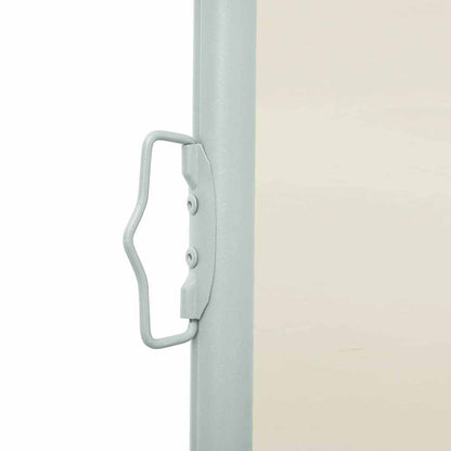 Patio Retractable Side Awning 614x160 cm Cream