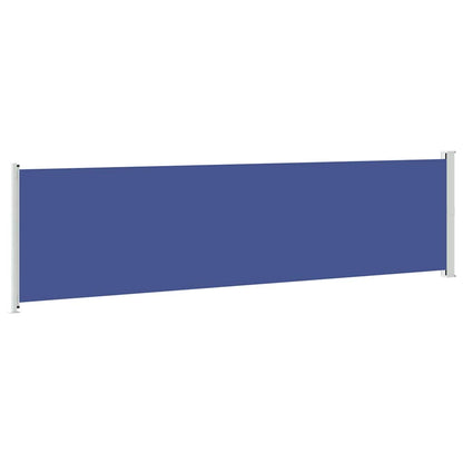 Patio Retractable Side Awning 600x160 cm Blue
