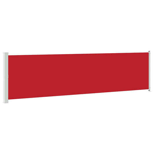 Patio Retractable Side Awning 600x160 cm Red