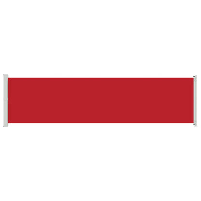 Patio Retractable Side Awning 600x160 cm Red