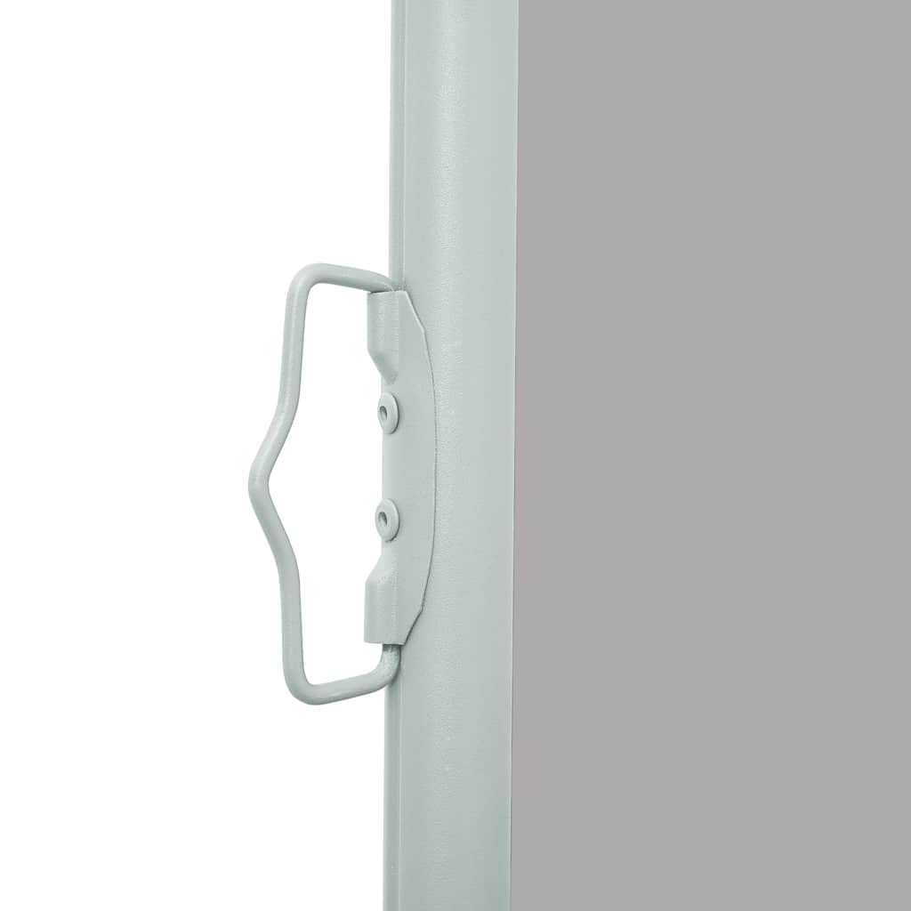 Patio Retractable Side Awning 614x160 cm Grey