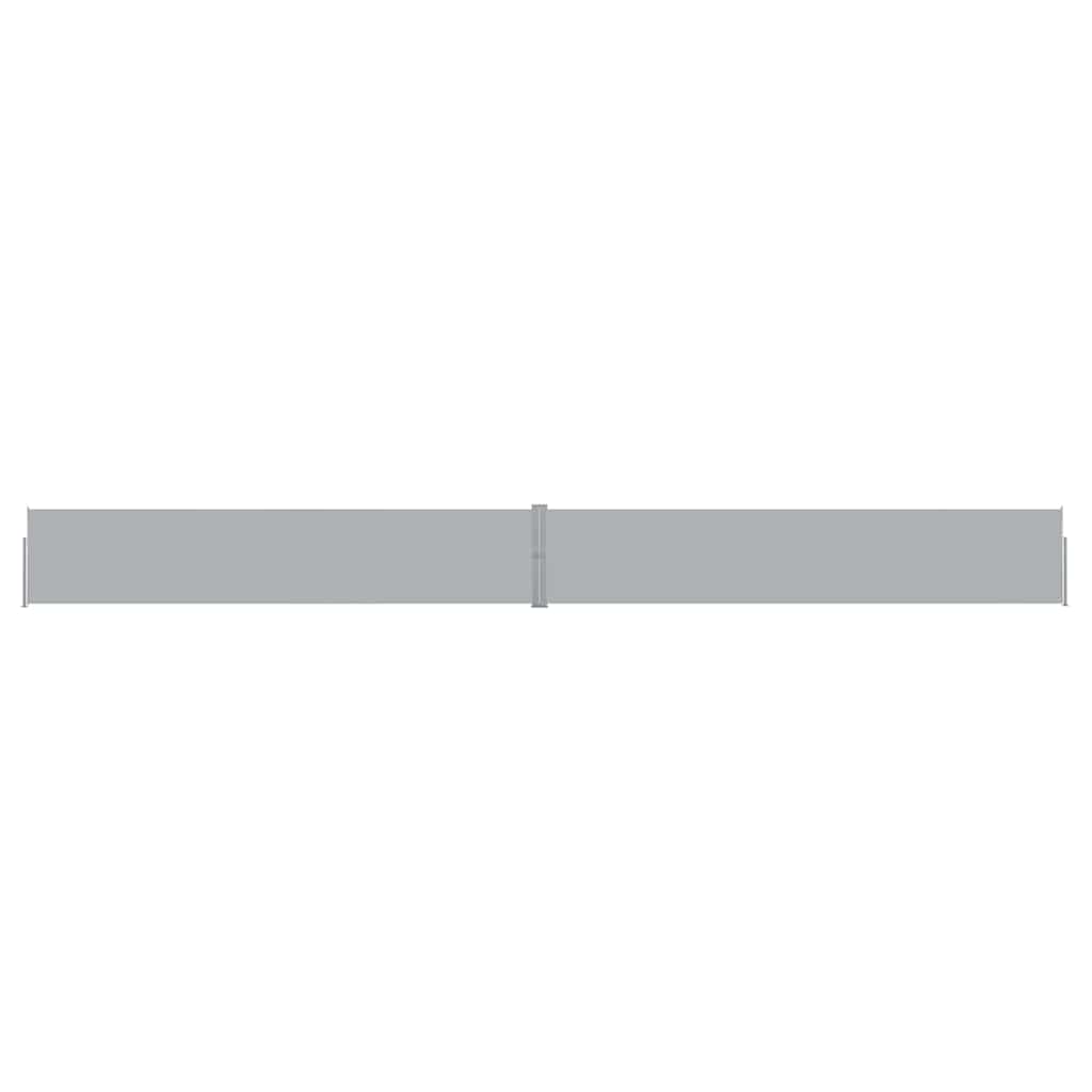 313389 vidaXL Patio Retractable Side Awning 140x1200 cm Anthracite