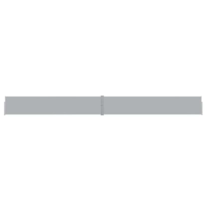 313389 vidaXL Patio Retractable Side Awning 140x1200 cm Anthracite