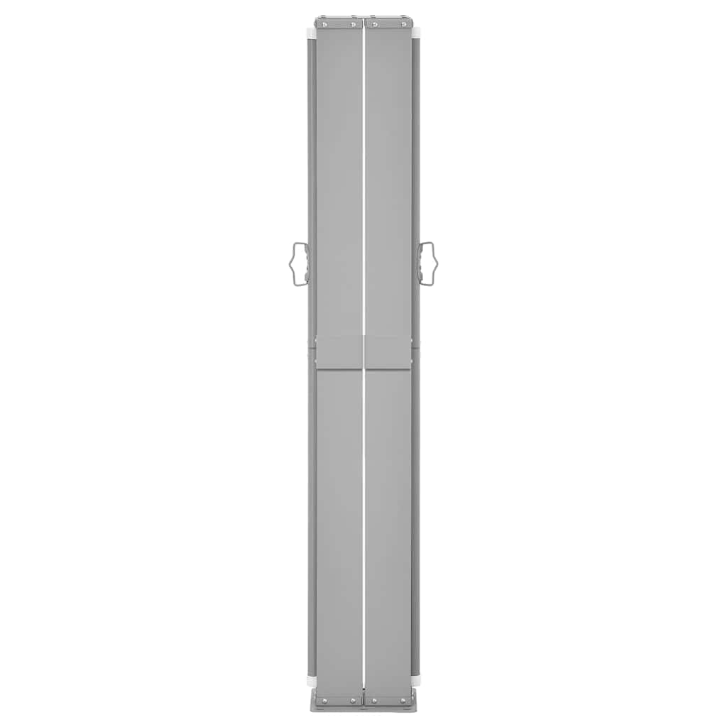 313390 vidaXL Patio Retractable Side Awning 140x1200 cm Brown