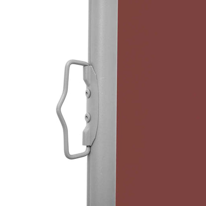 313390 vidaXL Patio Retractable Side Awning 140x1200 cm Brown