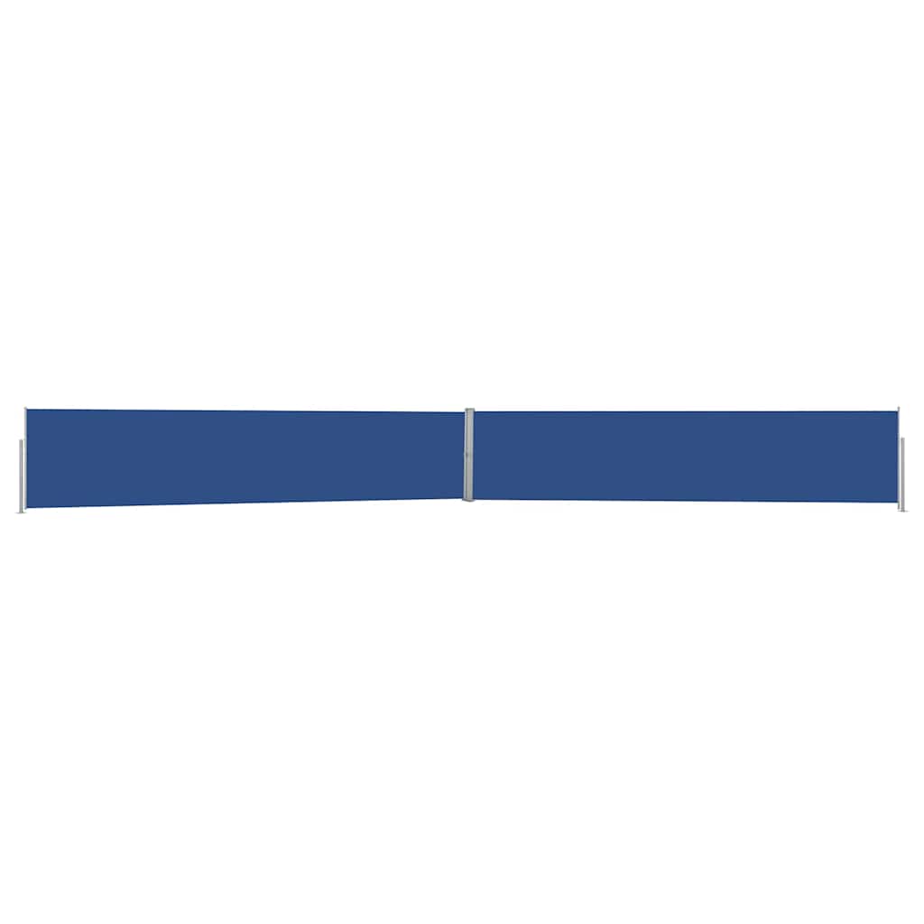 313391 vidaXL Patio Retractable Side Awning 140x1200 cm Blue