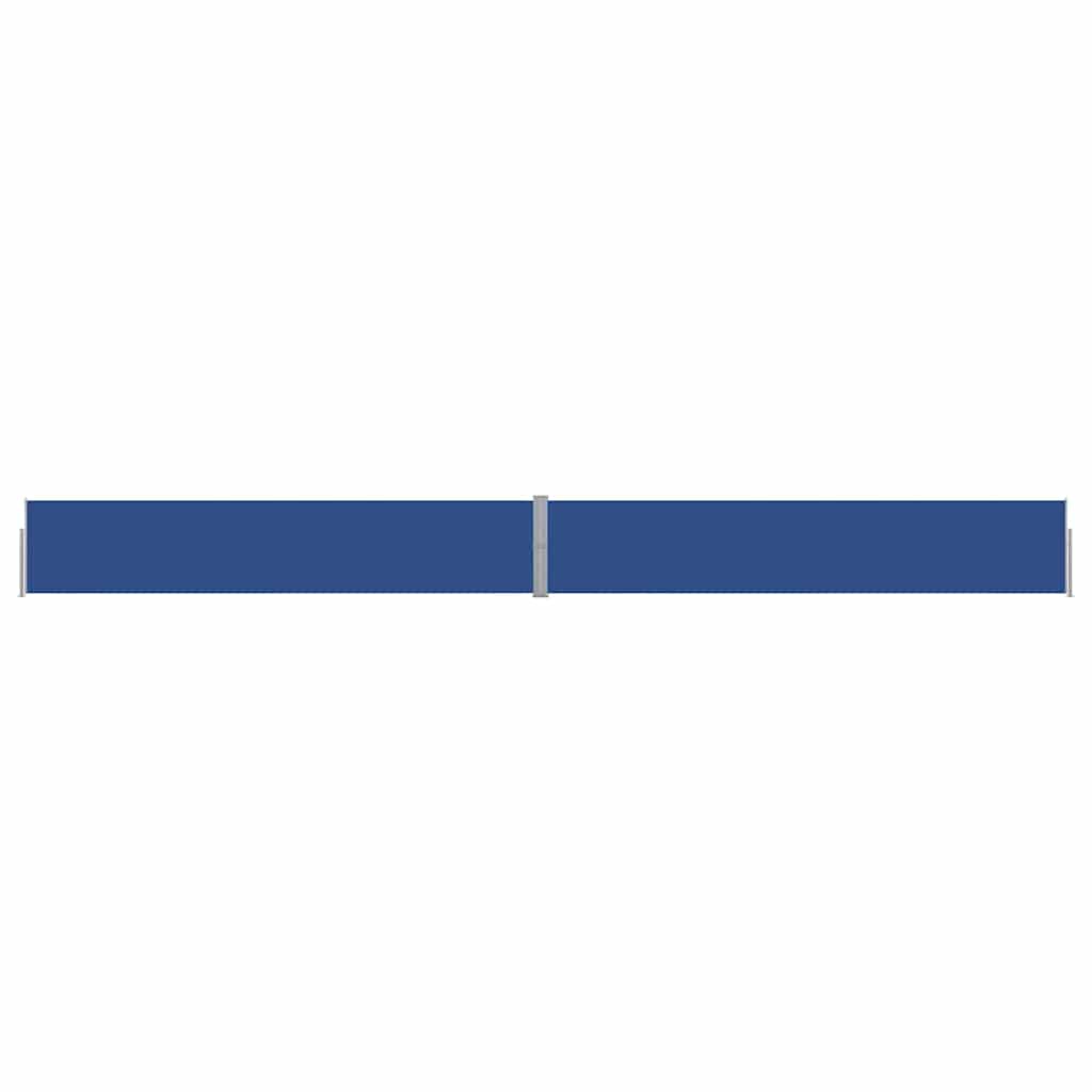 313391 vidaXL Patio Retractable Side Awning 140x1200 cm Blue