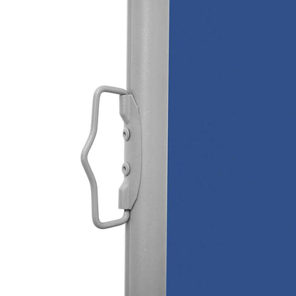 313391 vidaXL Patio Retractable Side Awning 140x1200 cm Blue