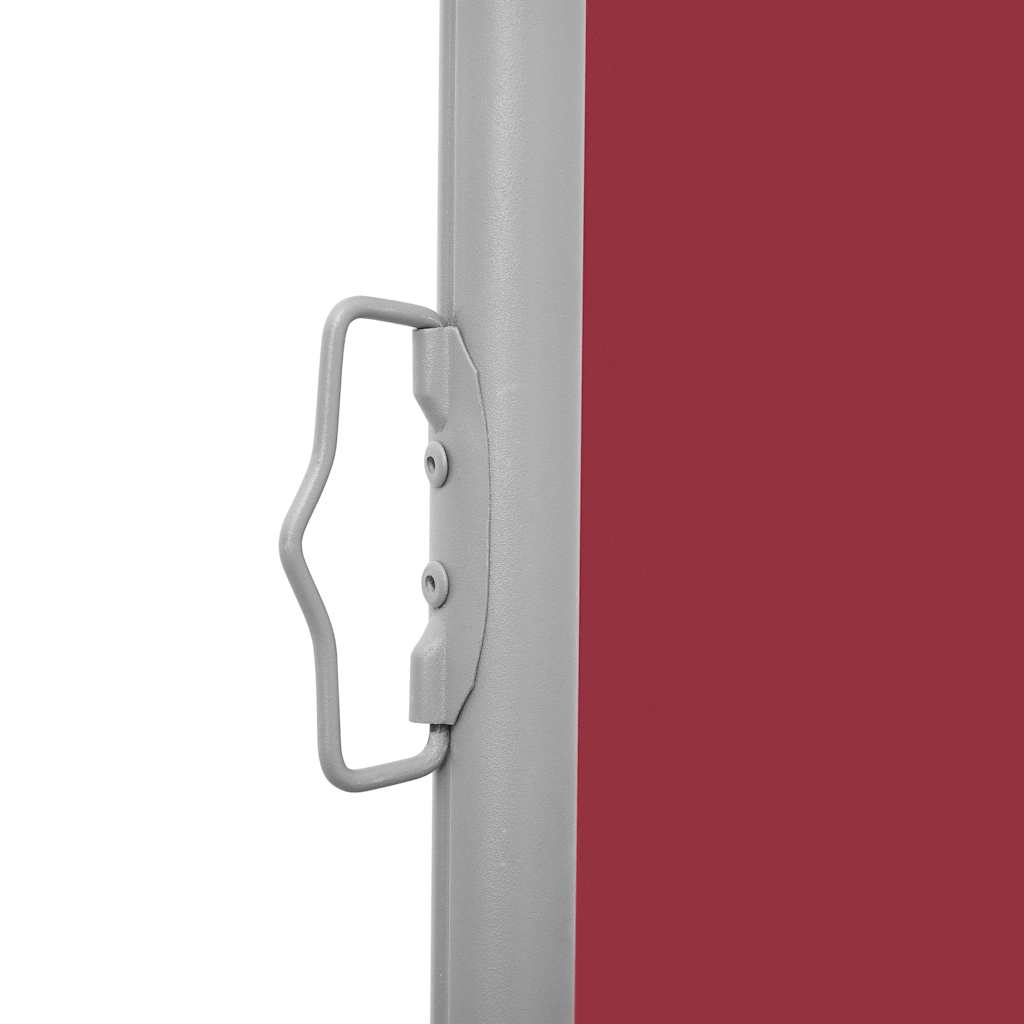 Patio Retractable Side Awning 140x1200 cm Red