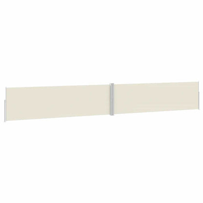 Patio Retractable Side Awning 170x1200 cm Cream