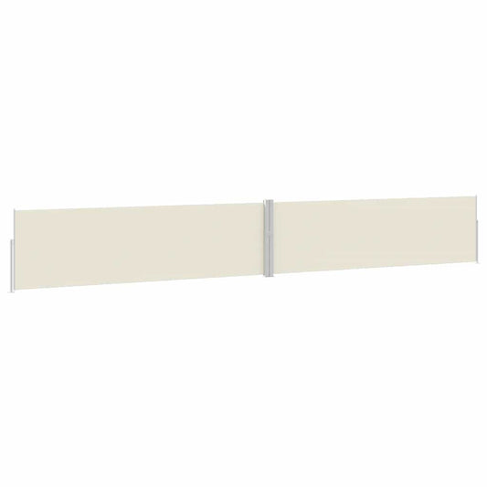 Patio Retractable Side Awning 170x1200 cm Cream