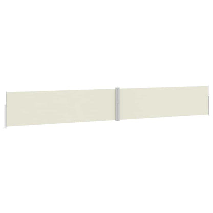 313394 vidaXL Patio Retractable Side Awning 170x1200 cm Cream