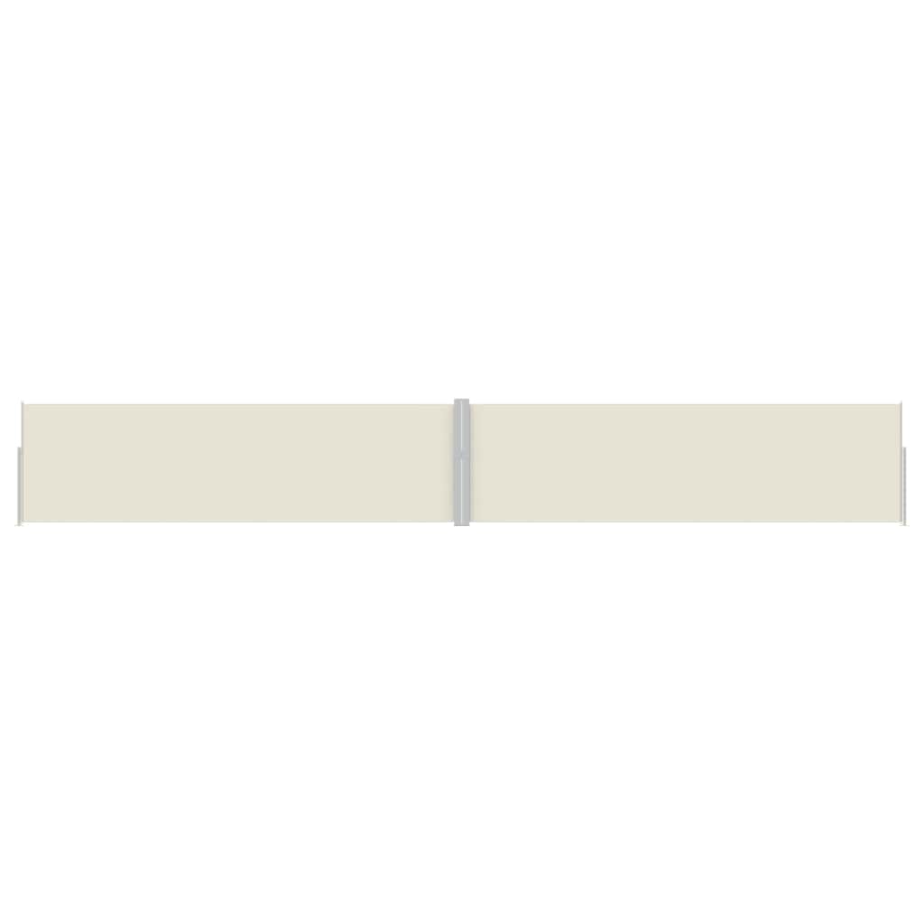 Patio Retractable Side Awning 170x1200 cm Cream