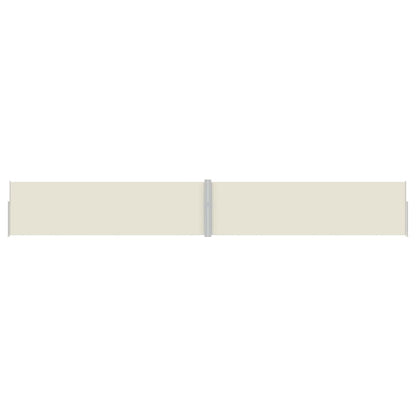 Patio Retractable Side Awning 170x1200 cm Cream