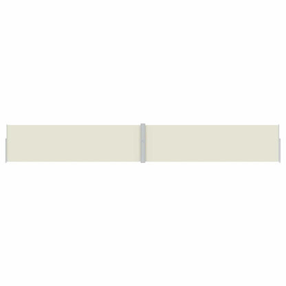 313394 vidaXL Patio Retractable Side Awning 170x1200 cm Cream