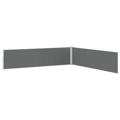 Patio Retractable Side Awning 170x1200 cm Anthracite