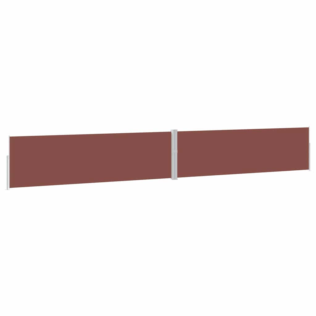 313396 vidaXL Patio Retractable Side Awning 170x1200 cm Brown
