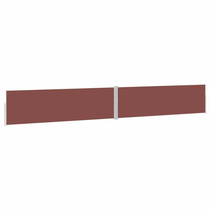 313396 vidaXL Patio Retractable Side Awning 170x1200 cm Brown