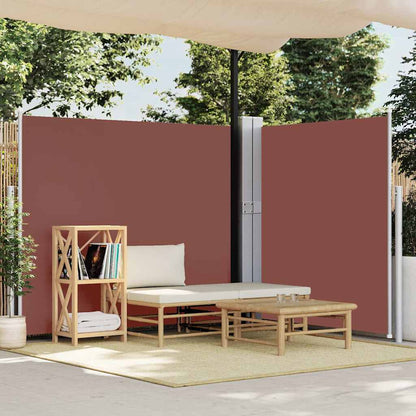 313396 vidaXL Patio Retractable Side Awning 170x1200 cm Brown