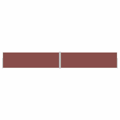 313396 vidaXL Patio Retractable Side Awning 170x1200 cm Brown