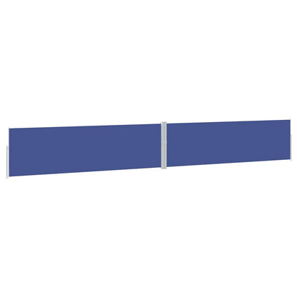 Patio Retractable Side Awning 170x1200 cm Blue