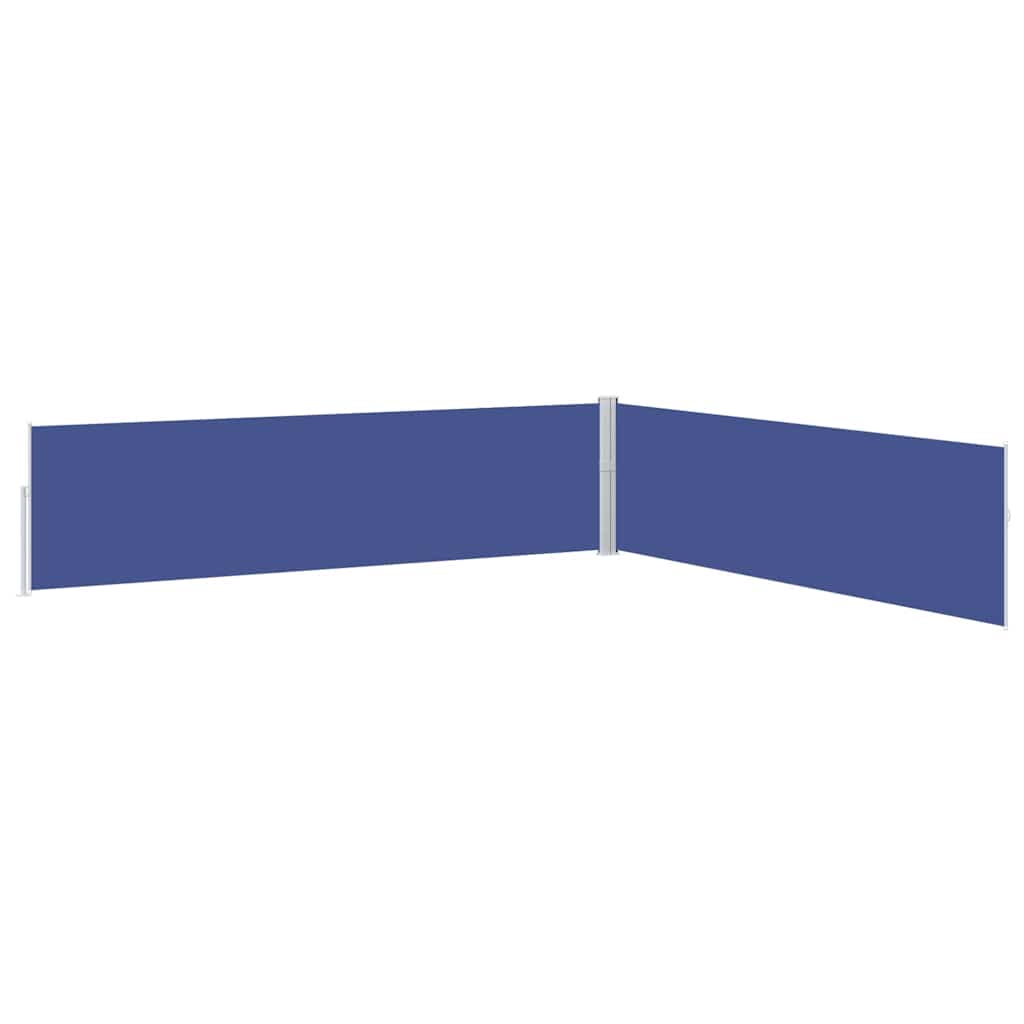 Patio Retractable Side Awning 170x1200 cm Blue