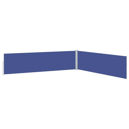 Patio Retractable Side Awning 170x1200 cm Blue