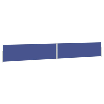 Patio Retractable Side Awning 170x1200 cm Blue