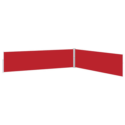 313398 vidaXL Patio Retractable Side Awning 170x1200 cm Red