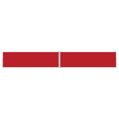 Patio Retractable Side Awning 170x1200 cm Red