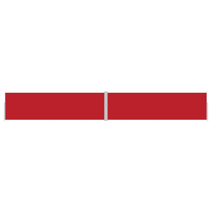 313398 vidaXL Patio Retractable Side Awning 170x1200 cm Red