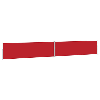 Patio Retractable Side Awning 170x1200 cm Red