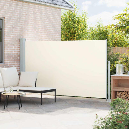 Patio Retractable Side Awning 180x300 cm Cream