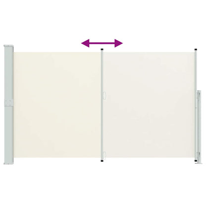 Patio Retractable Side Awning 180x300 cm Cream