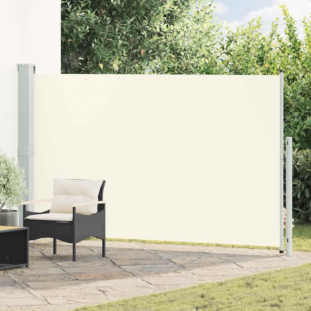 Patio Retractable Side Awning 180x300 cm Cream