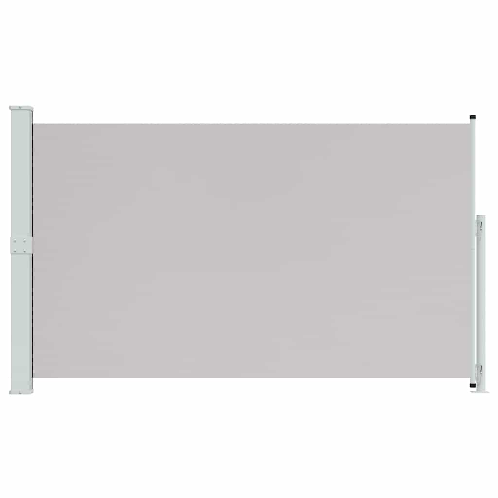 Patio Retractable Side Awning 180x300 cm Grey