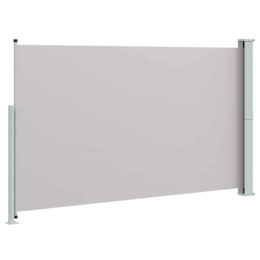 Patio Retractable Side Awning 180x300 cm Grey
