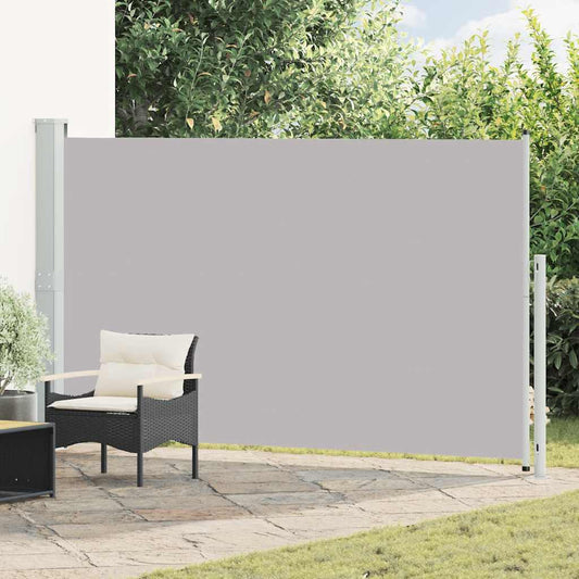 Patio Retractable Side Awning 180x300 cm Grey
