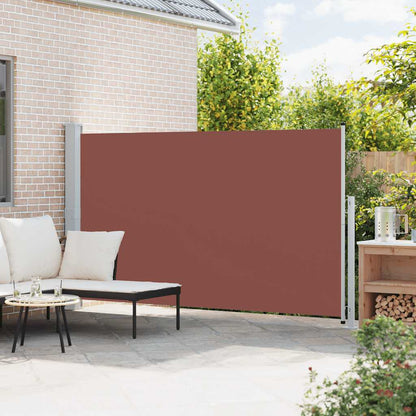 Patio Retractable Side Awning 180x300 cm Brown