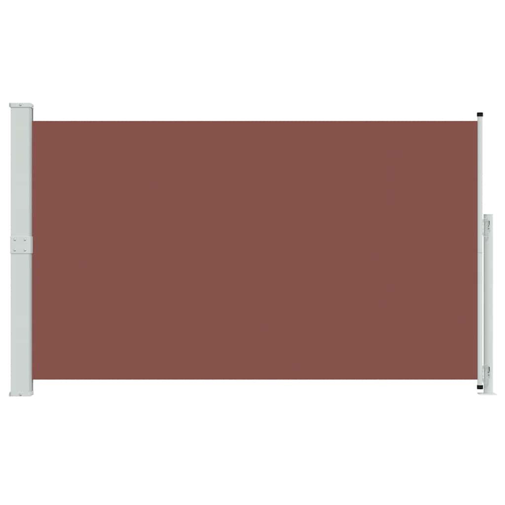 Patio Retractable Side Awning 180x300 cm Brown