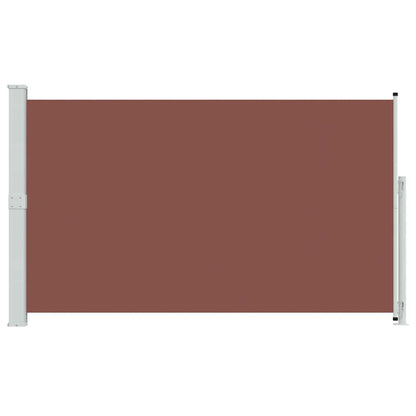 Patio Retractable Side Awning 180x300 cm Brown