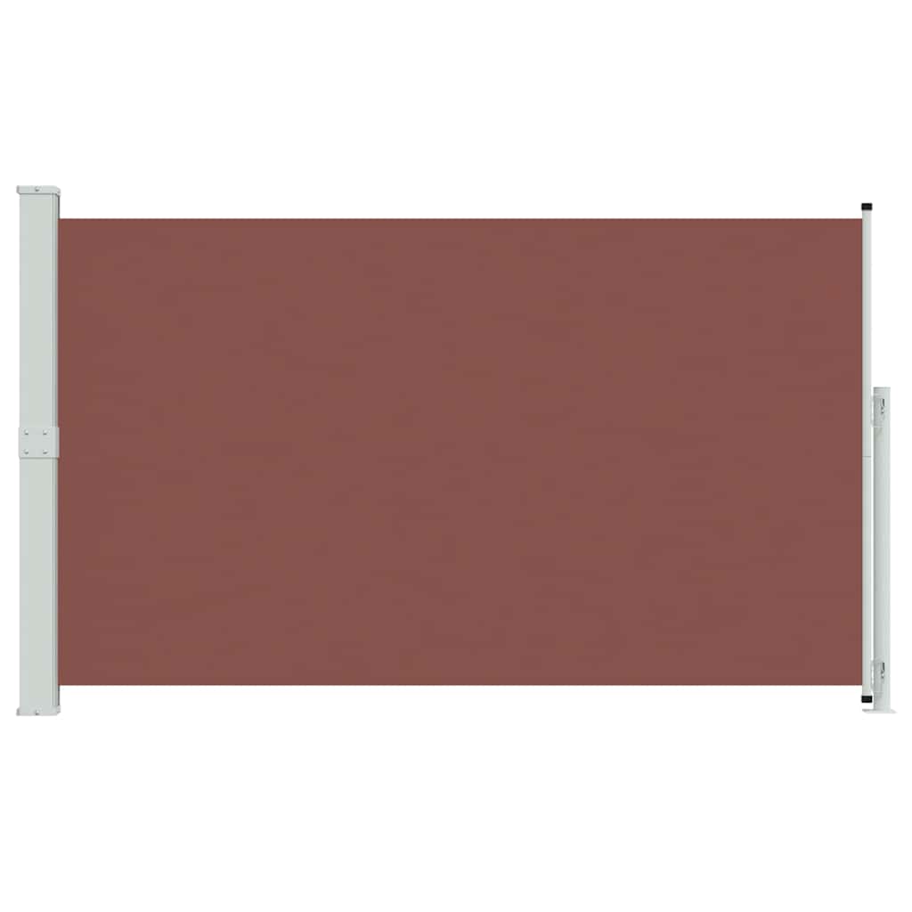 Patio Retractable Side Awning 180x314 cm Brown