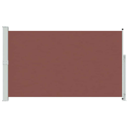 Patio Retractable Side Awning 180x314 cm Brown