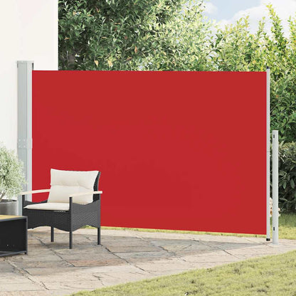 Patio Retractable Side Awning 180x300 cm Red