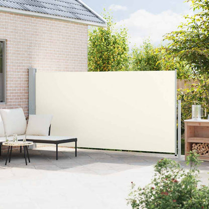 Patio Retractable Side Awning 180x500 cm Cream