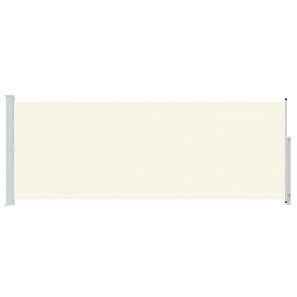 Patio Retractable Side Awning 180x500 cm Cream