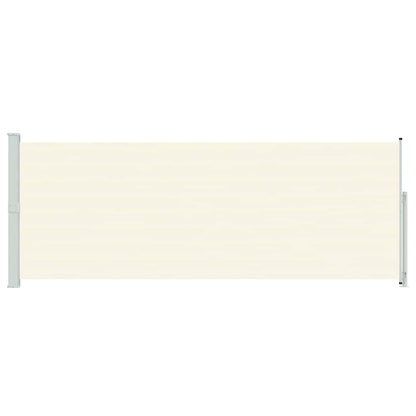 Patio Retractable Side Awning 180x500 cm Cream