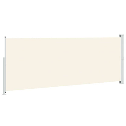 Patio Retractable Side Awning 180x500 cm Cream