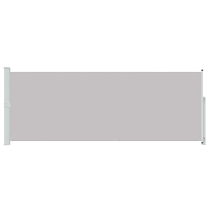Patio Retractable Side Awning 180x514 cm Grey