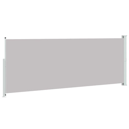 Patio Retractable Side Awning 180x514 cm Grey